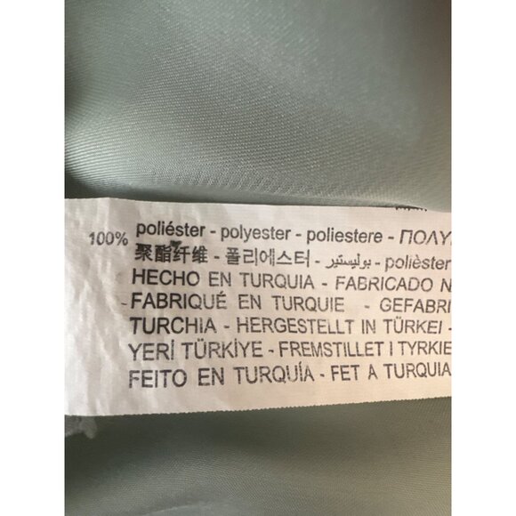 2/$30 ZARA Blouse XS Sage Green Long Sleeve Button-Up Polyester - Picture 6 of 15